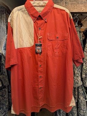 GAME GUARD New with Tags Men’s Size 2XL Short-Sleeve Men's Button-Up Shirt